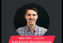 Startup Grind. Andrew Shannon, StartUp Bootcamp.
