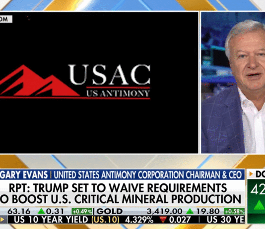United States Antimony (UAMY) on Fox News.