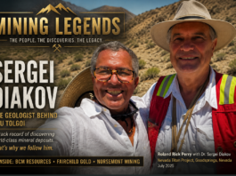 Mining Legends: Dr Sergei Diakov Dr Sergei Diakov and Roland Rick Perry