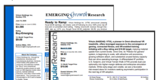 Research Reports: Virtuix (VTIX). Internet Stock Review, Virtuix